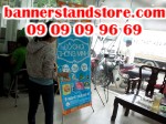 Kệ X - Standy - Standee - X banner A3